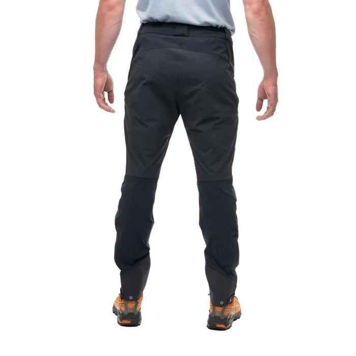 Men Bergans Of Norway Hiking Pants Rabot Softshell Pants Black Dark Shadow Grey