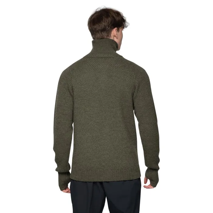 Men Bergans Of Norway Jumpers And Long Sleeves Ulriken Jumper Dark Green Mud