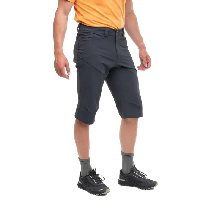 Men Bergans Of Norway Shorts Vandre Light Softshell Long Shorts Dark Shadow Grey