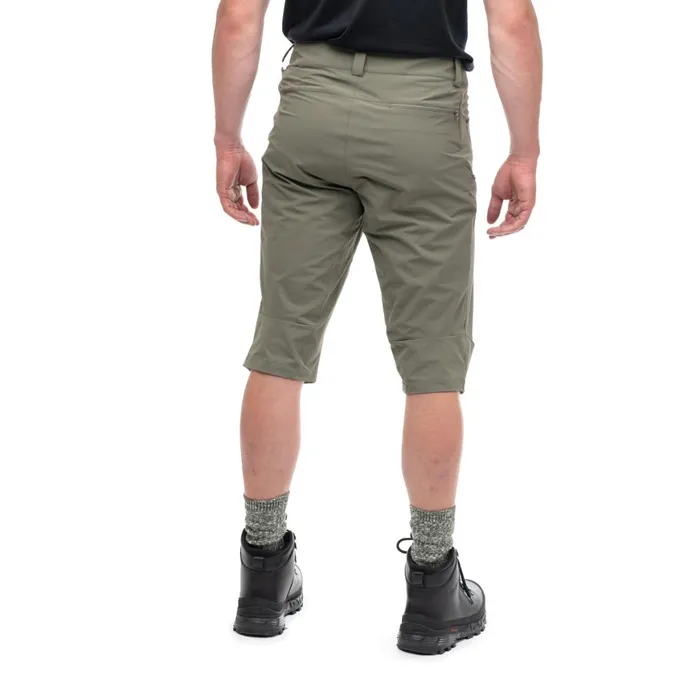 Men Bergans Of Norway Shorts Vandre Light Softshell Long Shorts Green Mud