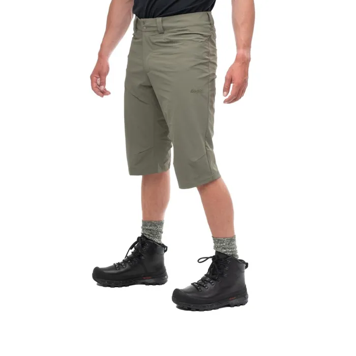 Men Bergans Of Norway Shorts Vandre Light Softshell Long Shorts Green Mud