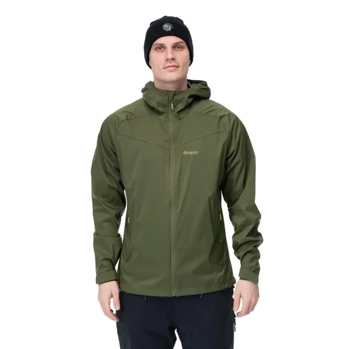 Men Bergans Of Norway Softshell Jackets Microlight Jacket Dark Olive Green