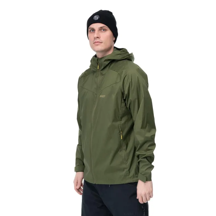 Men Bergans Of Norway Softshell Jackets Microlight Jacket Dark Olive Green