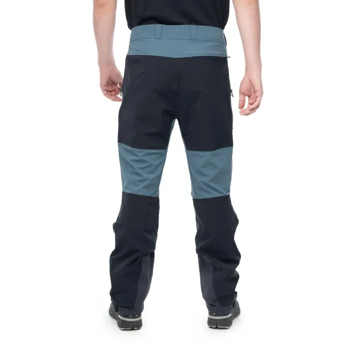 Men Bergans Of Norway Softshell Pants Bekkely Hybrid Pants Orion Blue Black