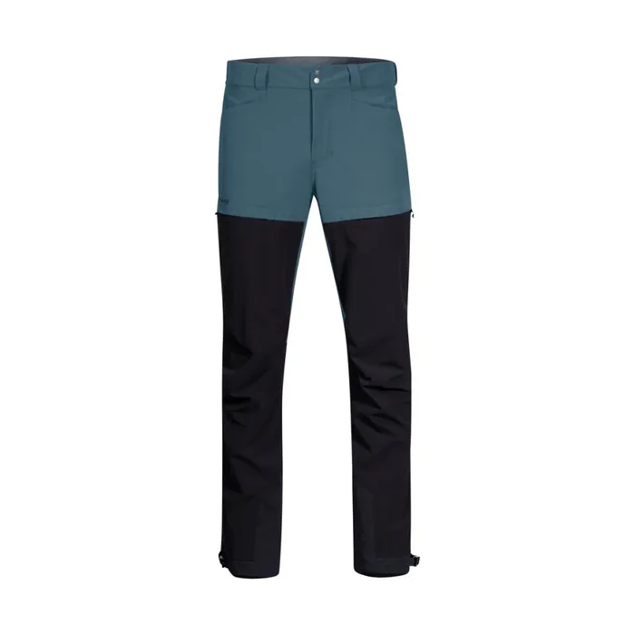 Men Bergans Of Norway Softshell Pants Bekkely Hybrid Pants Orion Blue Black