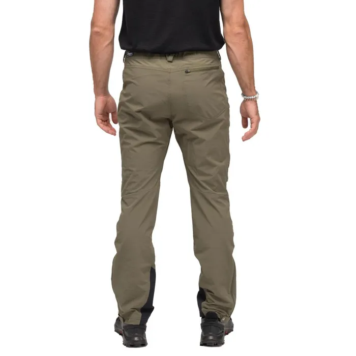 Men Bergans Of Norway Softshell Pants Breheimen Softshell Pants Dark Green Mud