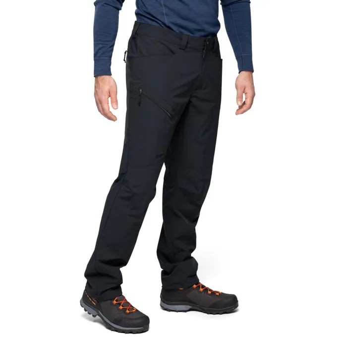 Men Bergans Of Norway Softshell Pants Vaagaa Light Softshell Pants Black