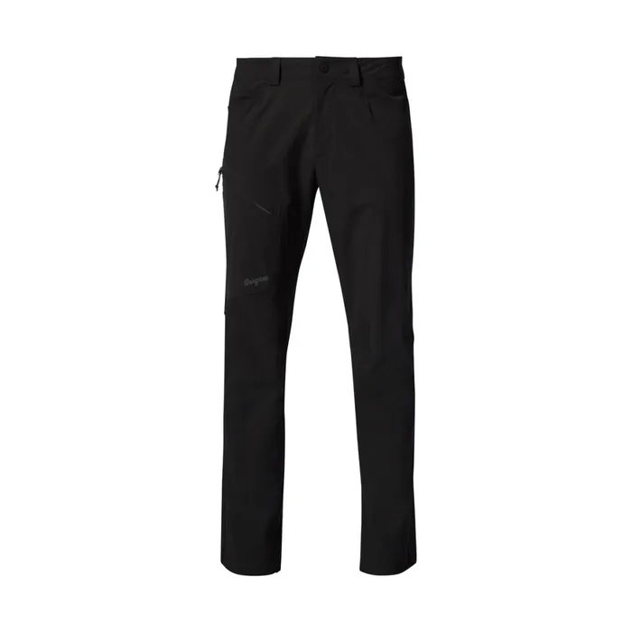 Men Bergans Of Norway Softshell Pants Vaagaa Light Softshell Pants Black