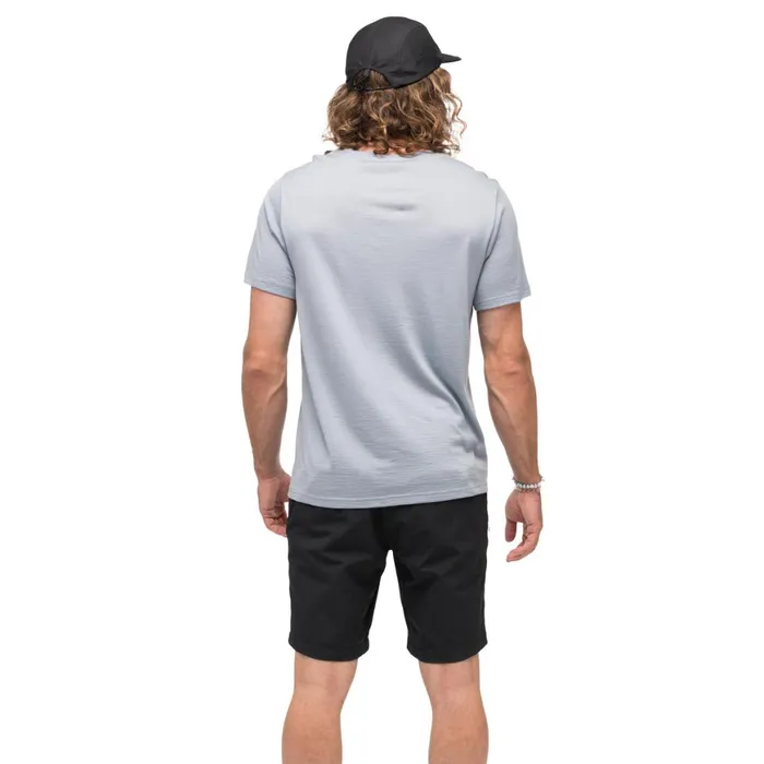 Men Bergans Of Norway TShirts Vaagaa Adventure Merino Tee Husky Blue