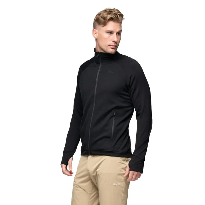 Men Bergans Of Norway Wool Ulstein Wool Jacket Black