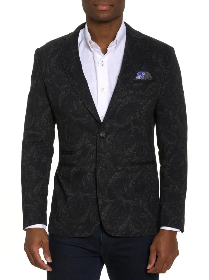 Men Blazers Robert Graham CUSANO BLAZER Black