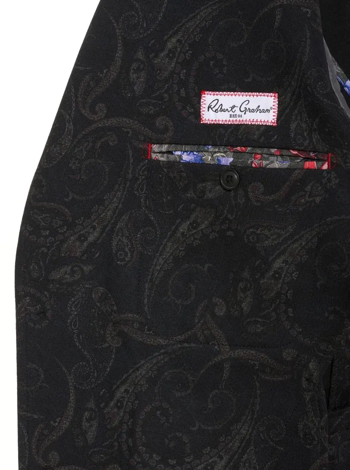 Men Blazers Robert Graham CUSANO BLAZER Black