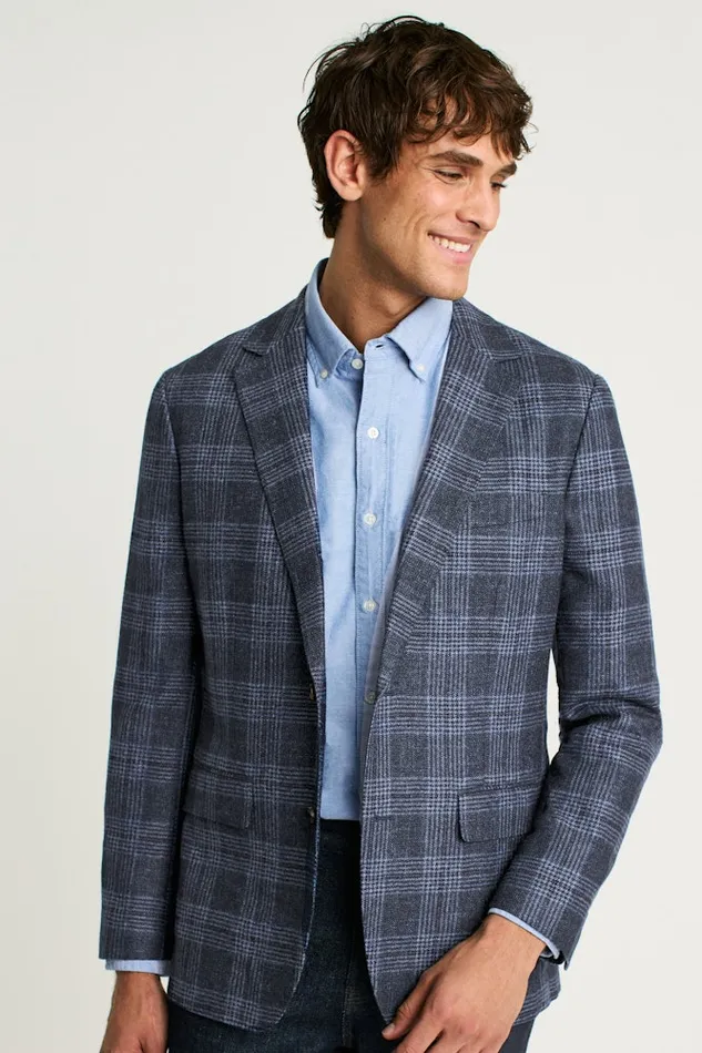 Men Bonobos Blazers and Sport Coats Effortlessly Refined Bonobos Jetsetter Unconstructed Blazer Navy Glen Check Men Bonobos Blazers and Sport Coats Effortlessly Refined Bonobos Jetsetter Unconstructed Blazer Navy Glen Check