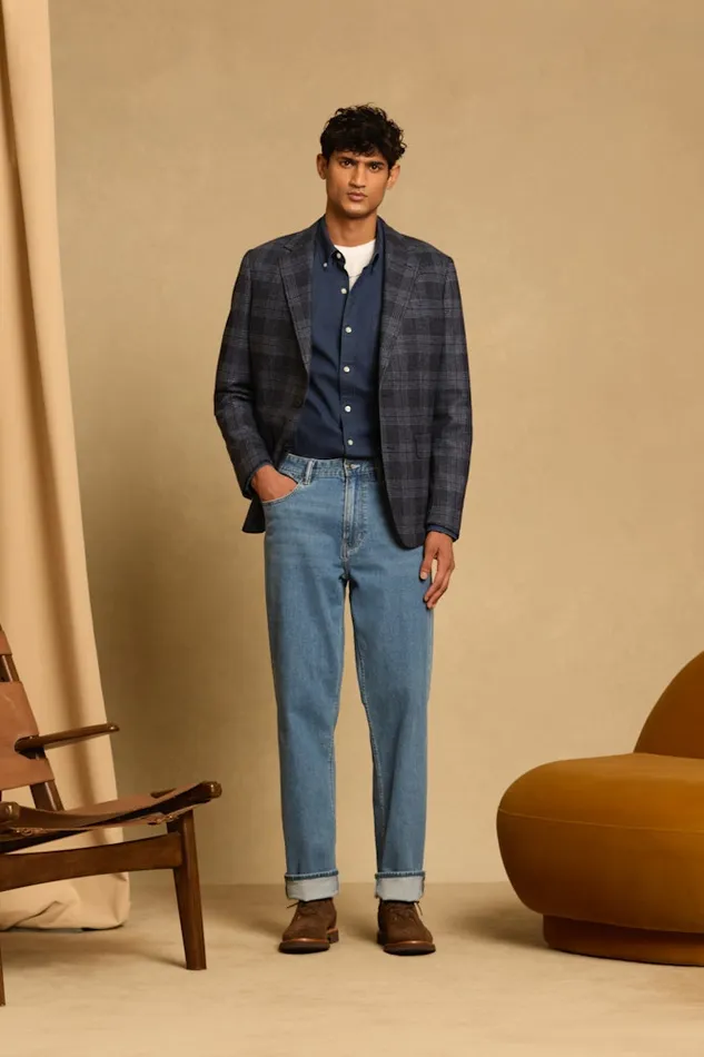 Men Bonobos Blazers and Sport Coats Effortlessly Refined Bonobos Jetsetter Unconstructed Blazer Navy Glen Check Men Bonobos Blazers and Sport Coats Effortlessly Refined Bonobos Jetsetter Unconstructed Blazer Navy Glen Check