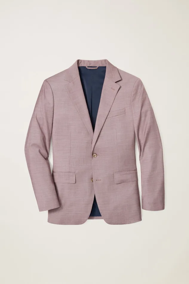 Men Bonobos Blazers and Sport Coats Jetsetter Wool Blazer Mauve Sharkskin Men Bonobos Blazers and Sport Coats Jetsetter Wool Blazer Mauve Sharkskin