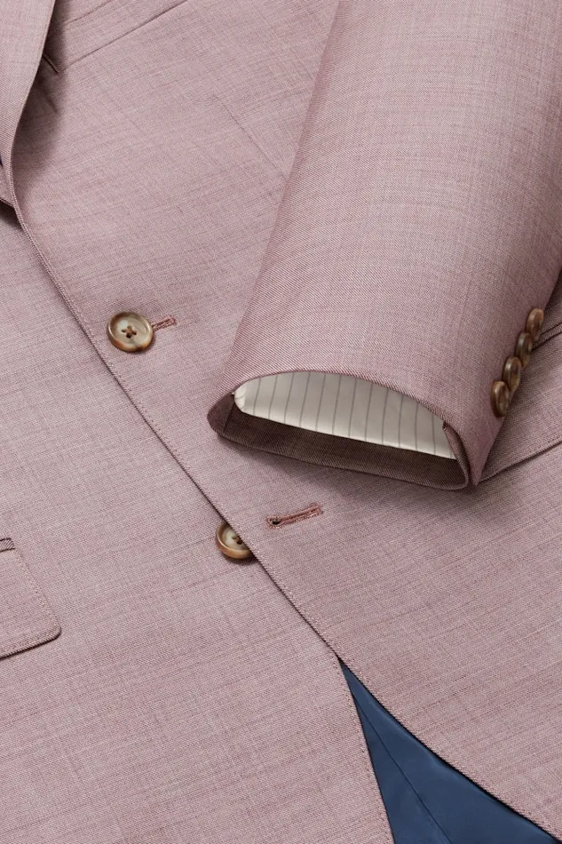 Men Bonobos Blazers and Sport Coats Jetsetter Wool Blazer Mauve Sharkskin Men Bonobos Blazers and Sport Coats Jetsetter Wool Blazer Mauve Sharkskin