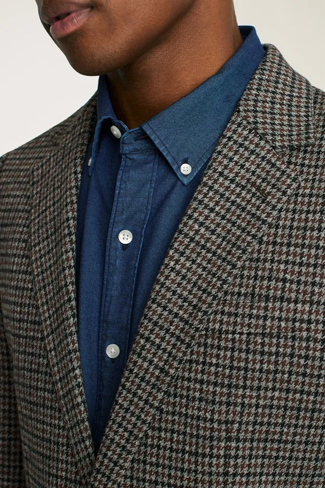 Men Bonobos Blazers and Sport Coats Knit Blazer Charcoal Club Check Men Bonobos Blazers and Sport Coats Knit Blazer Charcoal Club Check