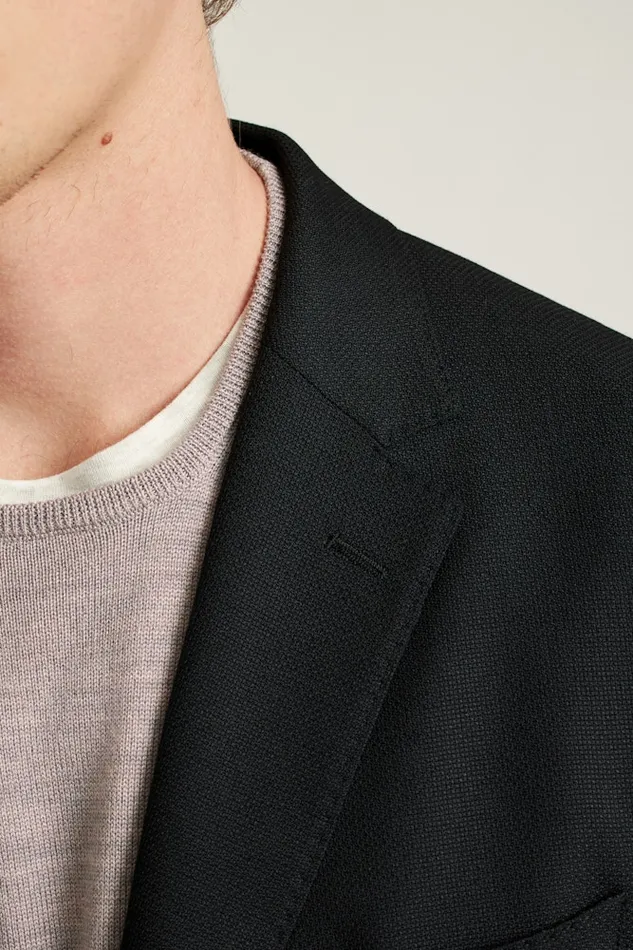 Men Bonobos Blazers and Sport Coats Unconstructed Italian Wool Blazer Black