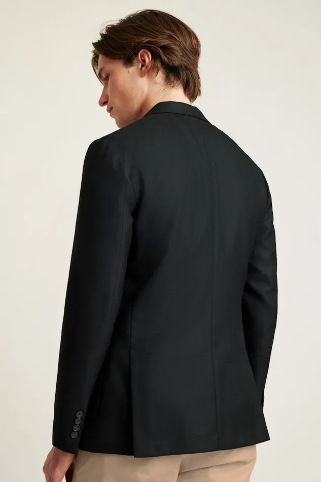 Men Bonobos Blazers and Sport Coats Unconstructed Italian Wool Blazer Black