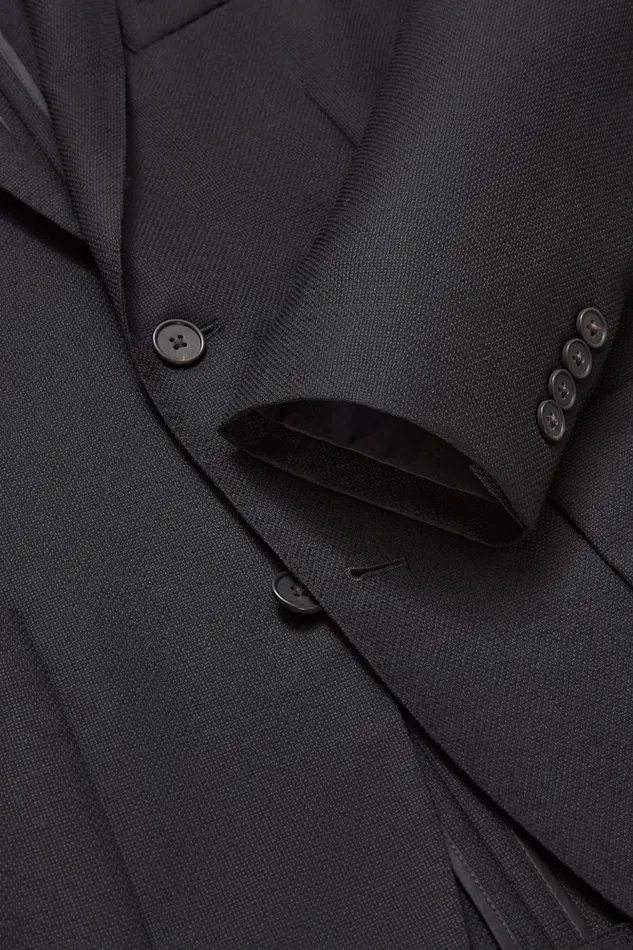 Men Bonobos Blazers and Sport Coats Unconstructed Italian Wool Blazer Black