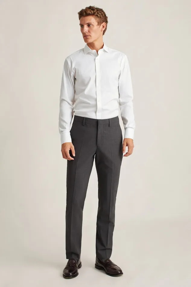 Men Bonobos Business Casual Shirts Sophisticated and Comfy Bonobos Jetsetter Stretch Dress Shirt Solid White