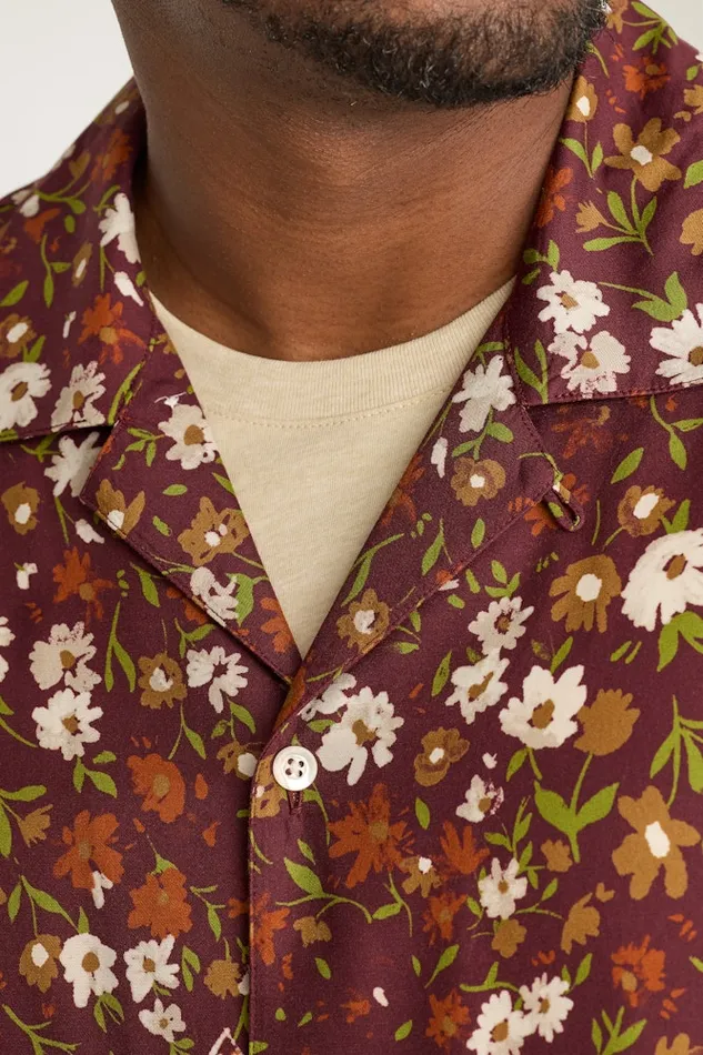 Men Bonobos Casual Shirts Riviera Silk Blend Cabana Shirt Regal Floral Men Bonobos Casual Shirts Riviera Silk Blend Cabana Shirt Regal Floral
