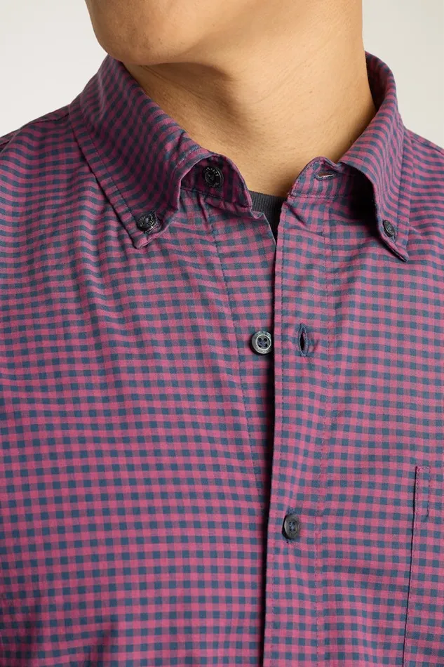 Men Bonobos Casual Shirts Stretch Everyday Shirt Bonobos Cotton Button Down Shirt Navy Plum Check Men Bonobos Casual Shirts Stretch Everyday Shirt Bonobos Cotton Button Down Shirt Navy Plum Check