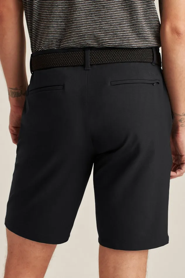 Men Bonobos Casual Shorts Breathable and Versatile Bonobos Performance Link Golf Shorts Jet Black