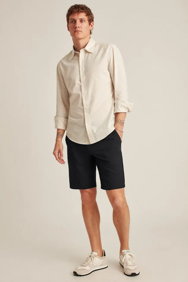 Men Bonobos Casual Shorts Breathable and Versatile Bonobos Performance Link Golf Shorts Jet Black