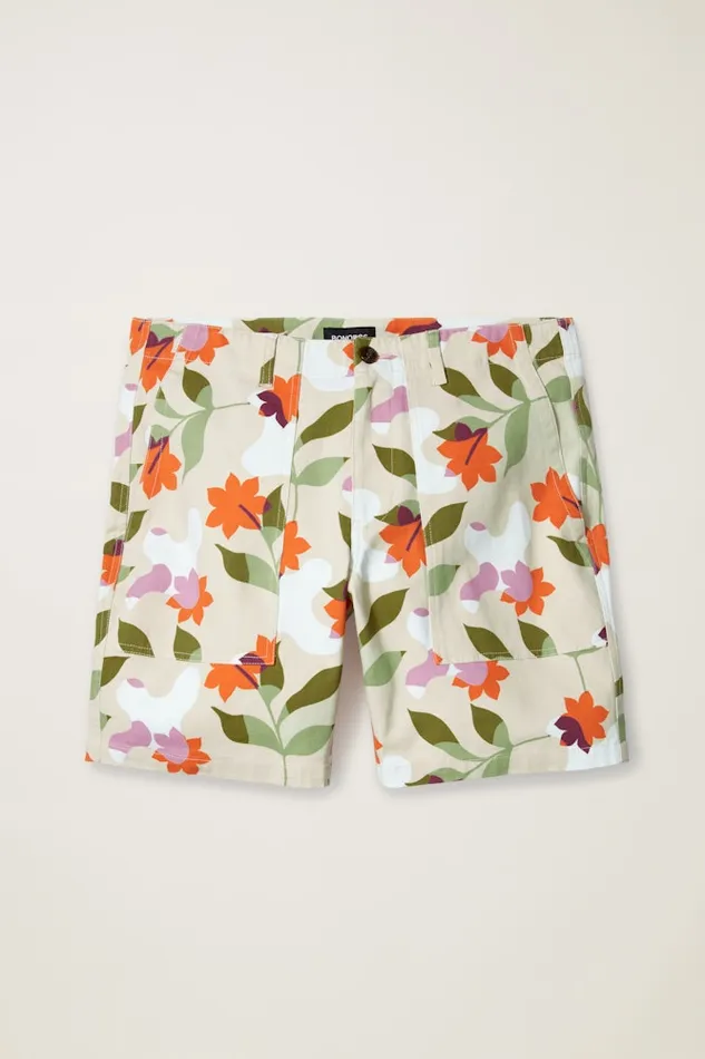 Men Bonobos Chino Shorts Utility Short Light Khaki Floral Men Bonobos Chino Shorts Utility Short Light Khaki Floral