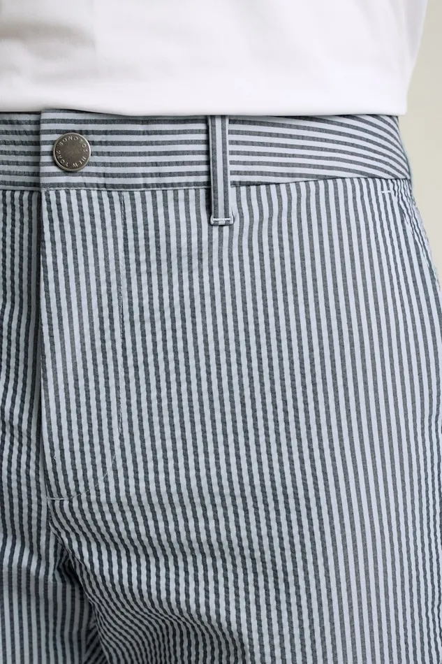 Men Bonobos Chinos Performance Seersucker Golf Pant Bluesy Stripe