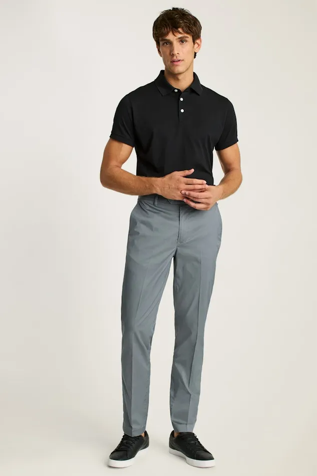 Men Bonobos Chinos Stay Cool Look Sharp With Bonobos039 Tech Trouser Lava Smoke Dark Grey