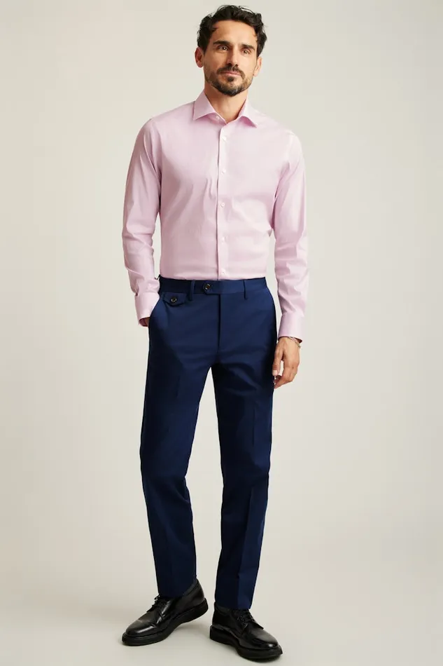 Men Bonobos Formal Dress Shirts Sophisticated and Comfy Bonobos Jetsetter Stretch Dress Shirt Lilac Micro Stripe