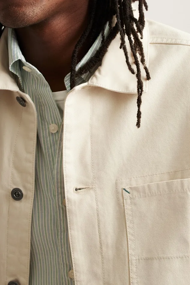 Men Bonobos Jackets and Coats Refined Men039s Shirt Jacket Shop The Beau Chore Jacket Light Sand