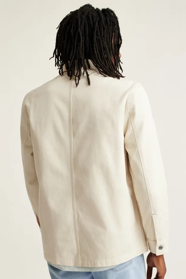 Men Bonobos Jackets and Coats Refined Men039s Shirt Jacket Shop The Beau Chore Jacket Light Sand