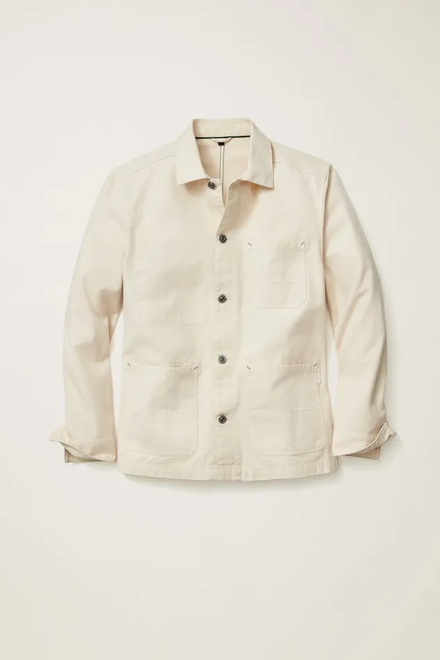 Men Bonobos Jackets and Coats Refined Men039s Shirt Jacket Shop The Beau Chore Jacket Light Sand