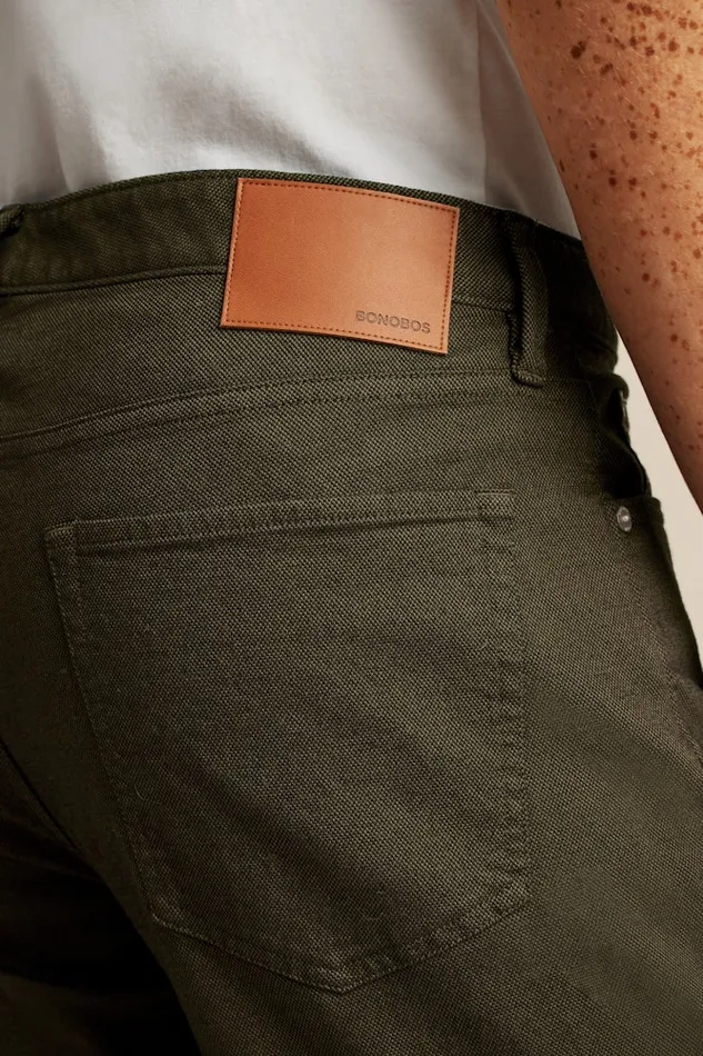 Men Bonobos Jeans Italian 5 Pocket Pants Artichoke