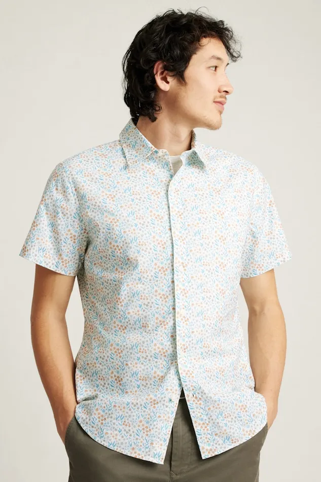 Men Bonobos Short Sleeve Shirts Button Up Your Style With Bonobos039 Riviera Short Sleeve Shirt Brown Blue Garden Men Bonobos Short Sleeve Shirts Button Up Your Style With Bonobos039 Riviera Short Sleeve Shirt Brown Blue Garden