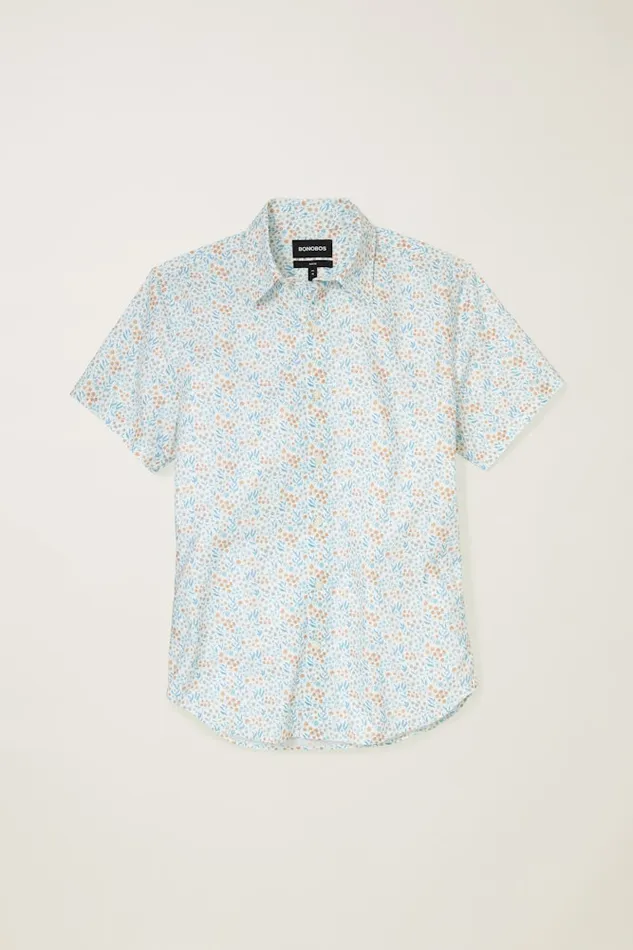 Men Bonobos Short Sleeve Shirts Button Up Your Style With Bonobos039 Riviera Short Sleeve Shirt Brown Blue Garden Men Bonobos Short Sleeve Shirts Button Up Your Style With Bonobos039 Riviera Short Sleeve Shirt Brown Blue Garden