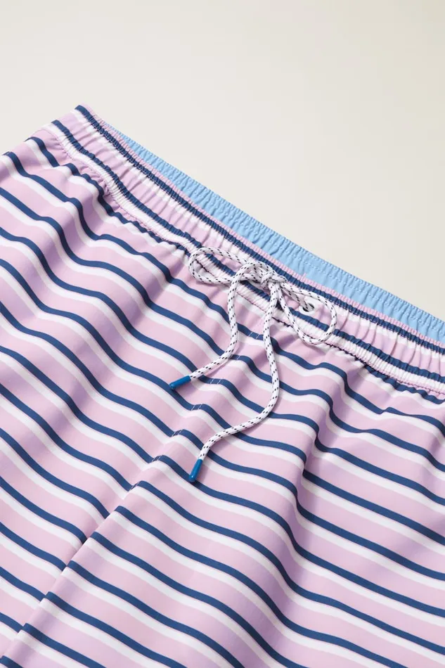 Men Bonobos Swim Trunks Riviera Recycled Swim Trunks Lilac Theo Stripe