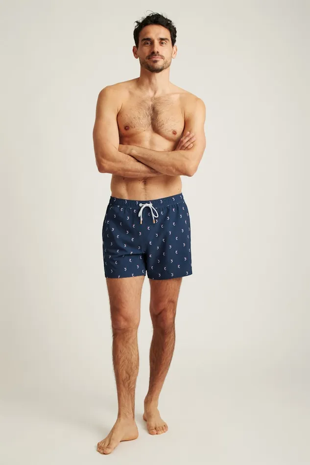 Men Bonobos Swim Trunks Riviera Recycled Swim Trunks Navy Catch Of The Day