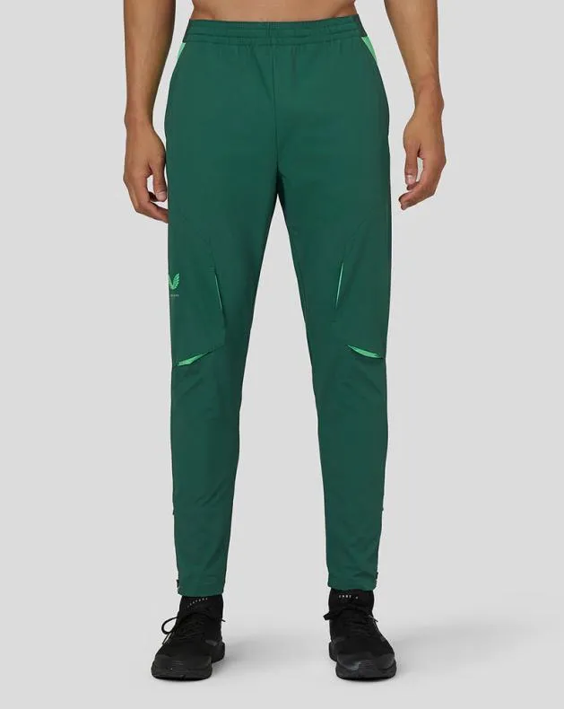 Men Castore Bottoms Flex Elevated Woven Joggers 8211 Green