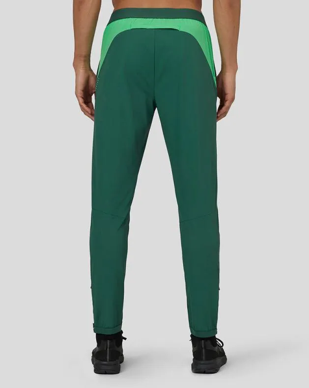 Men Castore Bottoms Flex Elevated Woven Joggers 8211 Green