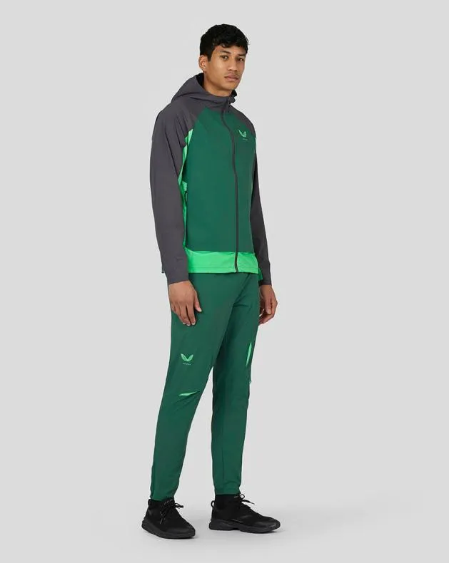 Men Castore Bottoms Flex Elevated Woven Joggers 8211 Green
