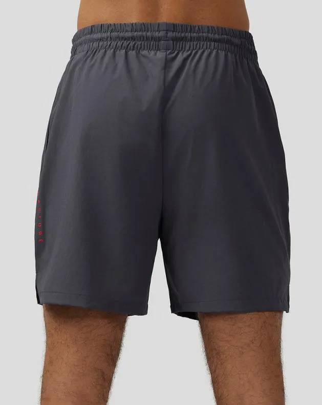 Men Castore Shorts Adapt 7034 Stretch Woven Shorts 8211 Grey