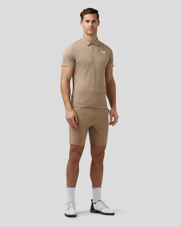 Men Castore Shorts Golf WaterResistant Shorts 8211 Clay