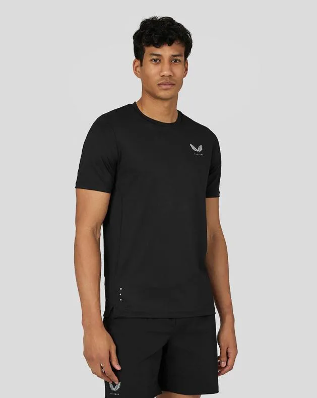 Men Castore Tops Active Short Sleeve Performance TShirt 8211 Black