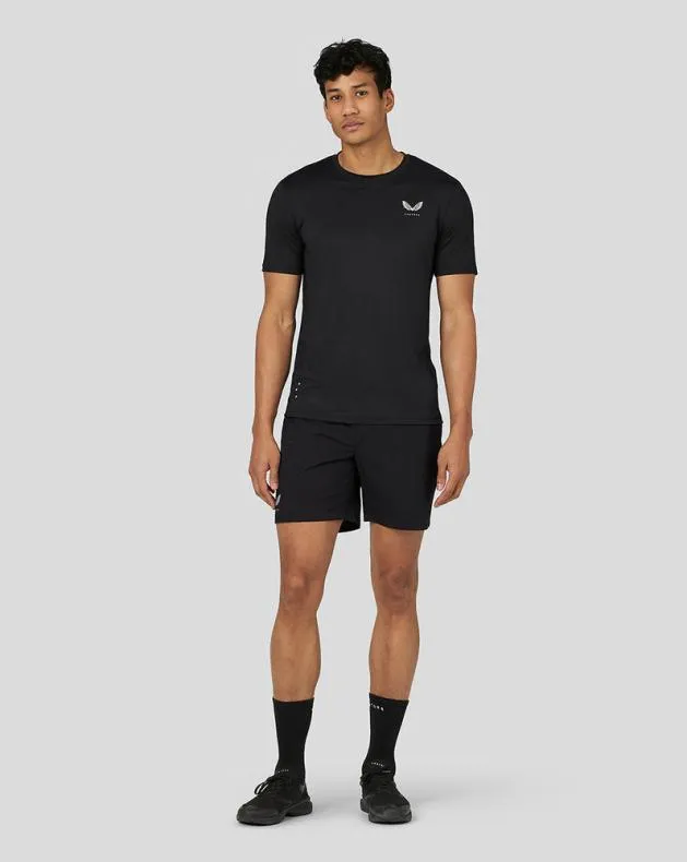 Men Castore Tops Active Short Sleeve Performance TShirt 8211 Black