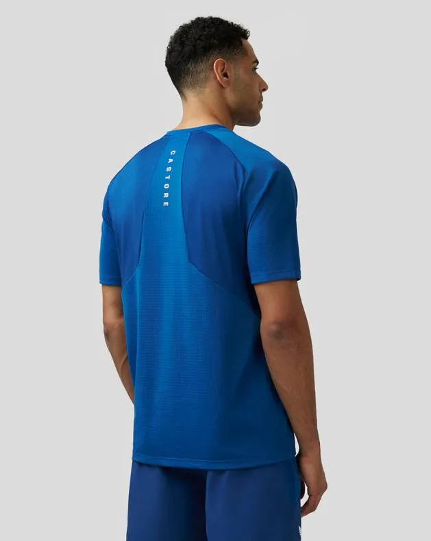 Men Castore Tops Apex Aeromesh TShirt 8211 Blue