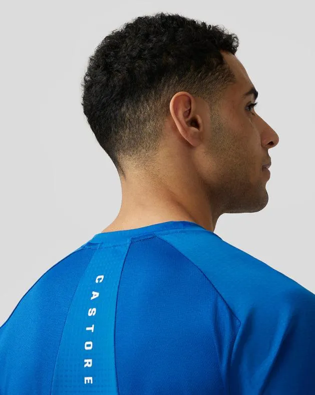 Men Castore Tops Apex Aeromesh TShirt 8211 Blue